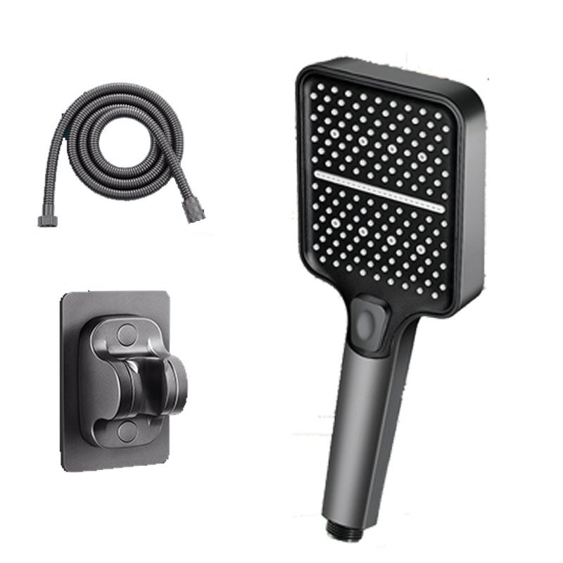 Shower Head with Handheld High Pressure Multi-Function 3 Modes with 1.5m Stainless Hose and Bracket Anti - Clog Nozzles