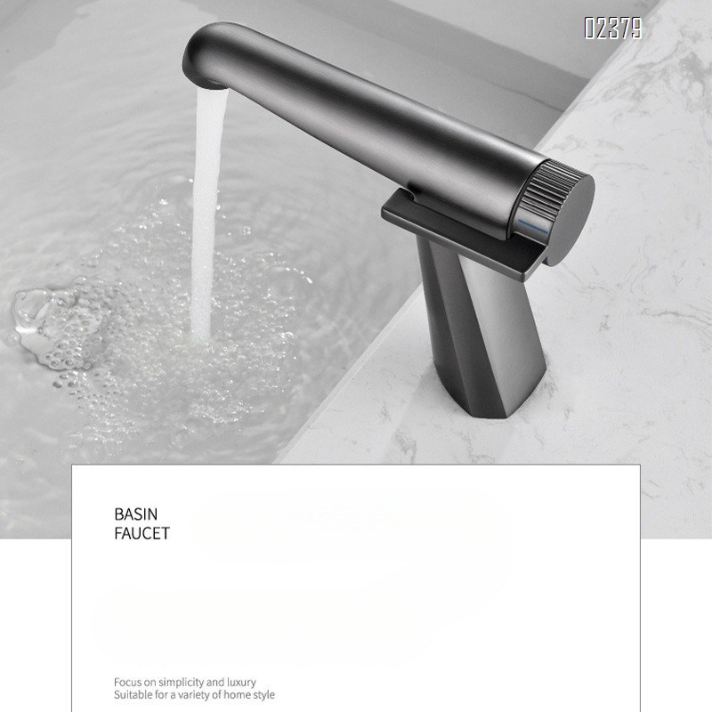 Basin Faucet Bathroom Hot and Cold Dual Control All-Brass Faucet Household Water-Saving Faucet Aerator