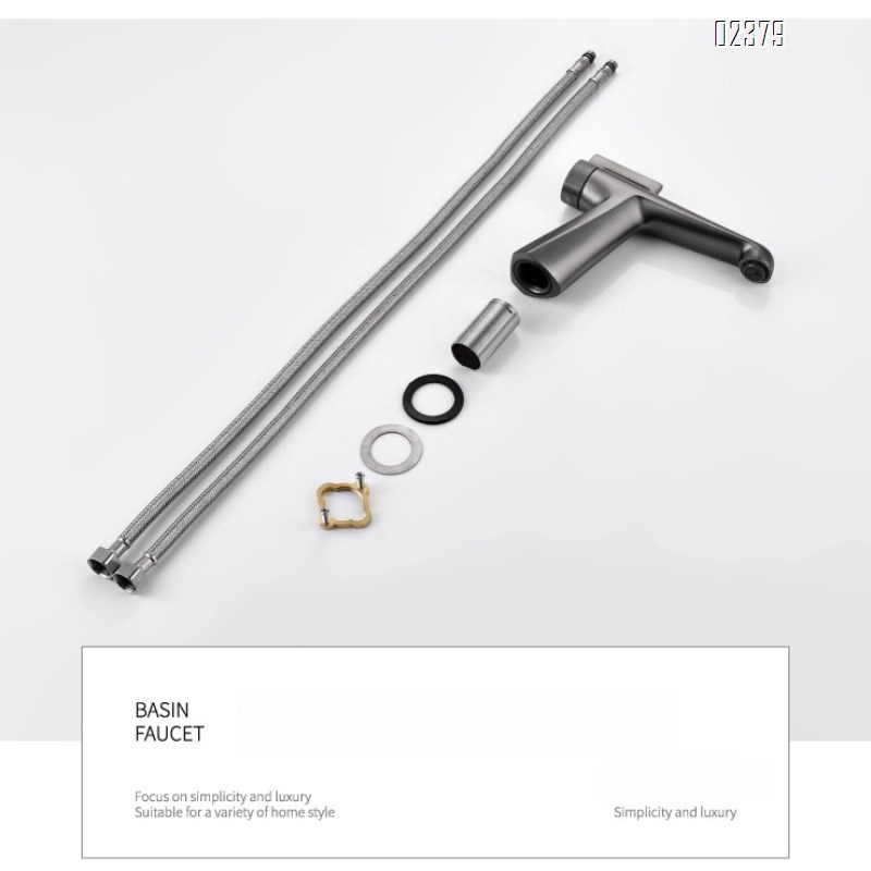 Basin Faucet Bathroom Hot and Cold Dual Control All-Brass Faucet Household Water-Saving Faucet Aerator