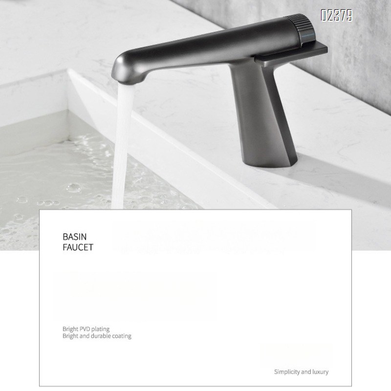 Basin Faucet Bathroom Hot and Cold Dual Control All-Brass Faucet Household Water-Saving Faucet Aerator