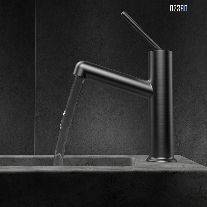 Brass Hot and Cold Basin Faucet for Home Use Bathroom Faucet Splash-Proof Countertop Bathroom Washbasin Faucet