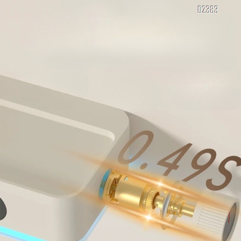 Brass Thermostatic Constant Temperature Shower Head Set Sprayer Round Gun Gray Waterfall Four Functions Tap