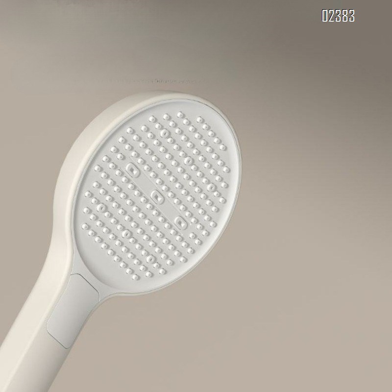 Brass Thermostatic Constant Temperature Shower Head Set Sprayer Round Gun Gray Waterfall Four Functions Tap