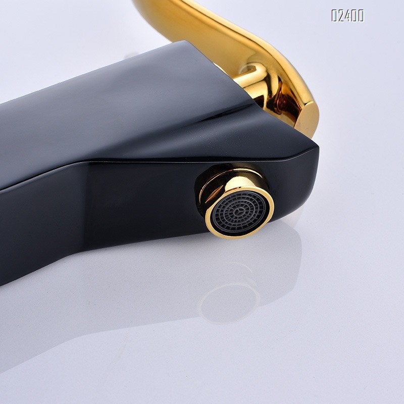 European Style Frosted Color Basin Hot and Cold Mixer Faucet Thickened Full Brass Body Bathroom Cabinet Basin Faucet