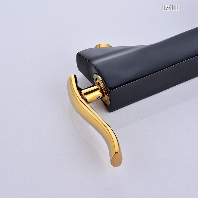 European Style Frosted Color Basin Hot and Cold Mixer Faucet Thickened Full Brass Body Bathroom Cabinet Basin Faucet