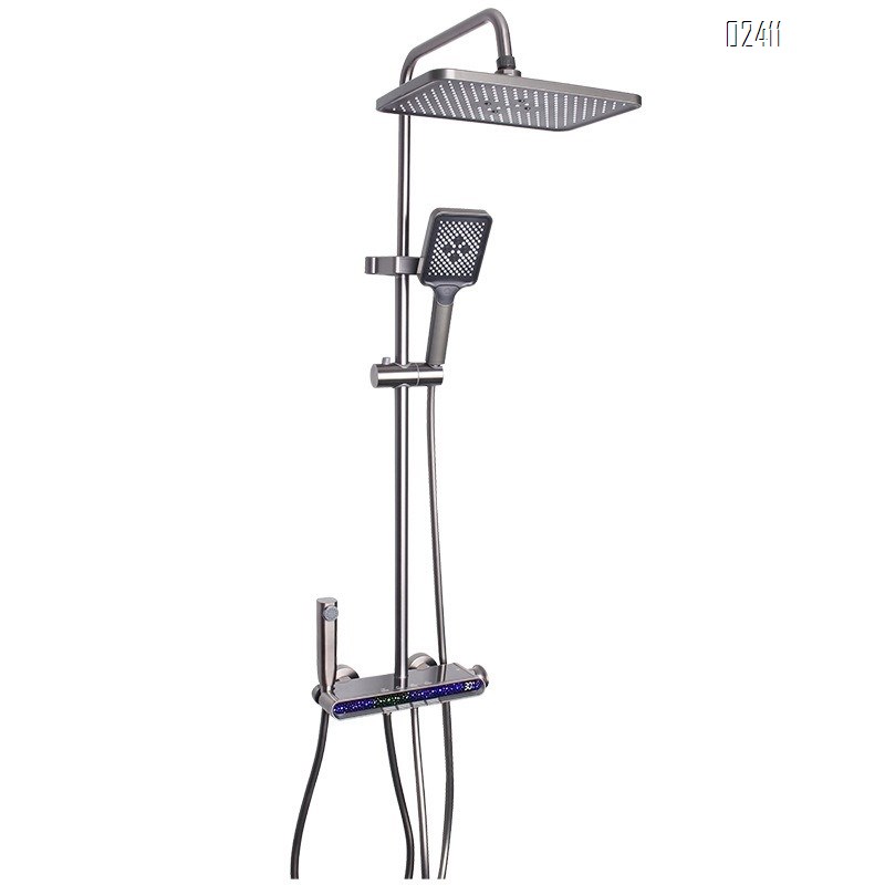 Aluminum Shower Head Set Hot and Cold Water Dual Control Thermostatic Shower head Tap