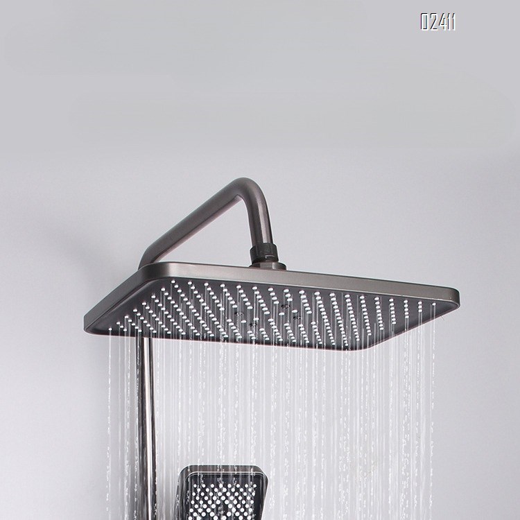 Aluminum Shower Head Set Hot and Cold Water Dual Control Thermostatic Shower head Tap