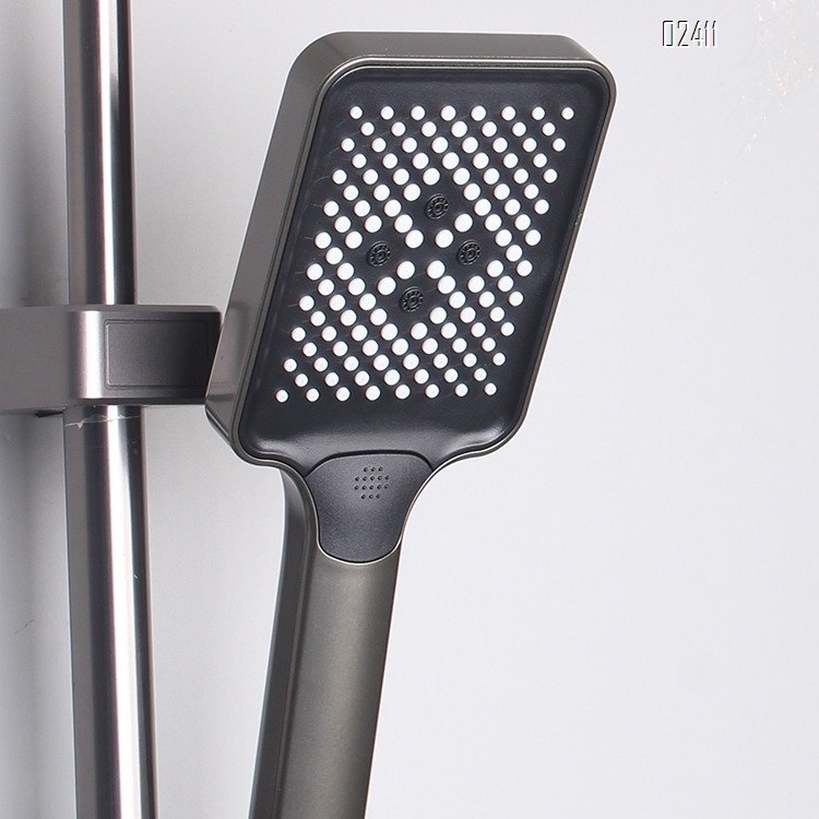 Aluminum Shower Head Set Hot and Cold Water Dual Control Thermostatic Shower head Tap