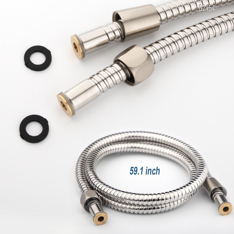 High Pressure 10 Functions Shower Head Set with Handheld Hose and Bracket Portable Pressurized Shower Head  for Bathroom