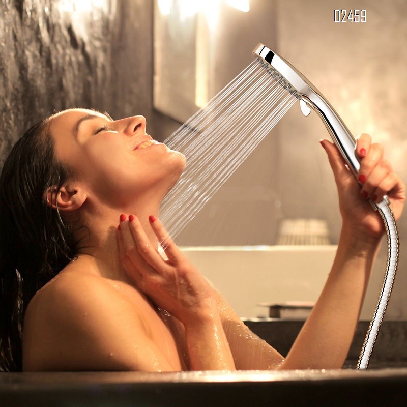 High Pressure 3 Spray Mode Handheld Shower Head Set with Hose and Bracket Shower Head with Adjustable bar  for Bathroom