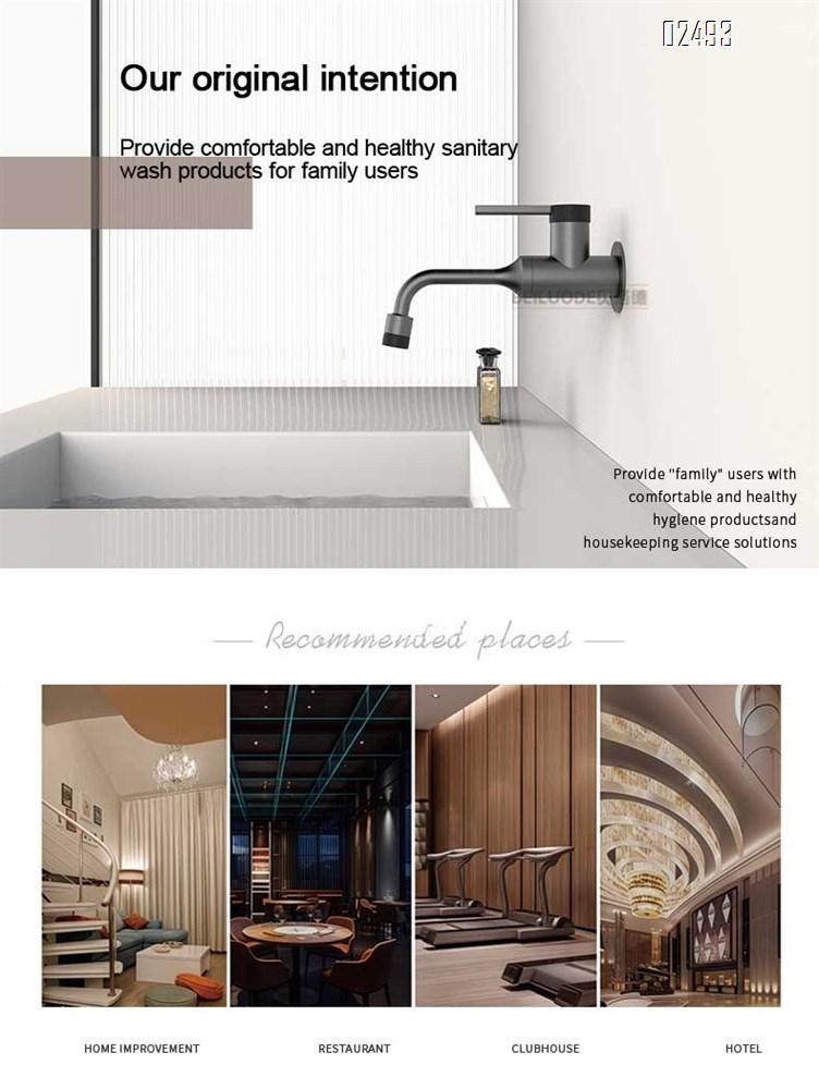 Minimalist brushed finish concealed wall-mounted basin mixer tap stainless steel cold and hot bathroom basin faucet