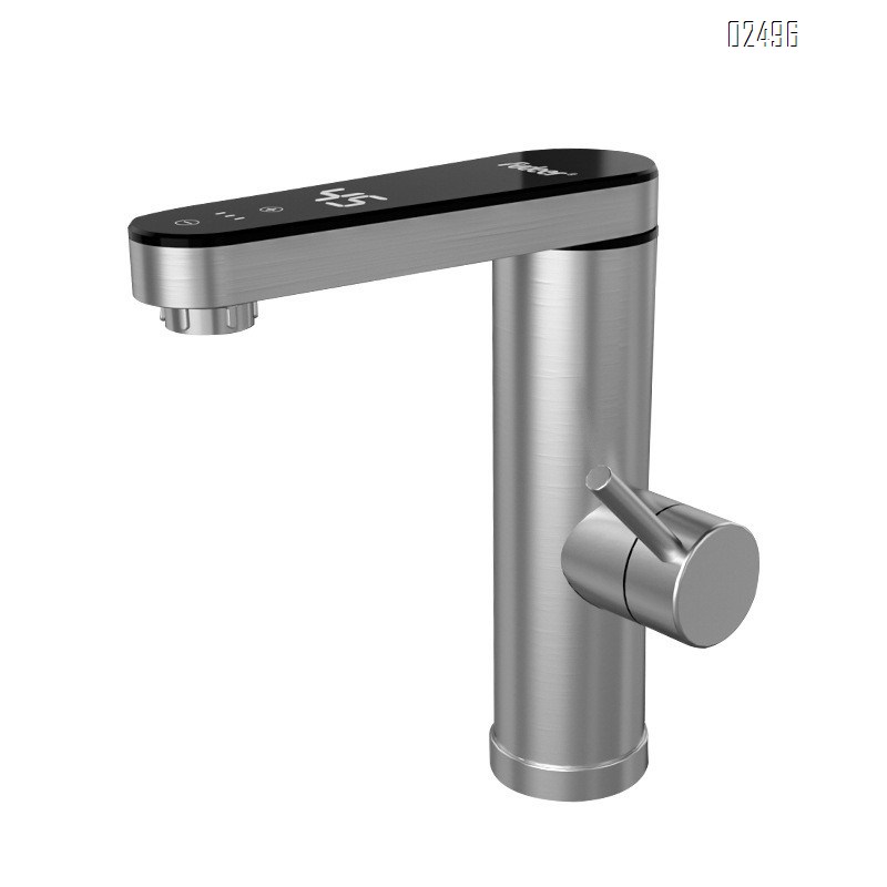 Stainless steel basin faucet, home bathroom, bathroom cabinet, digital display cold and hot two-in-one constant temperature faucet