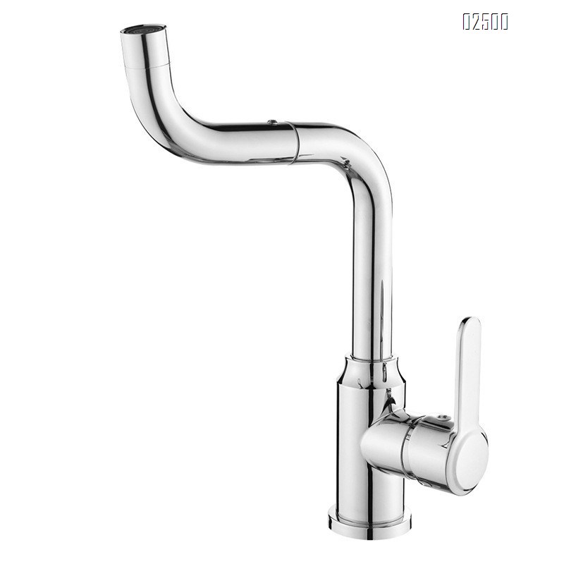 Stainless steel swivel multi-directional cold and hot platform basin wash basin wash basin faucet