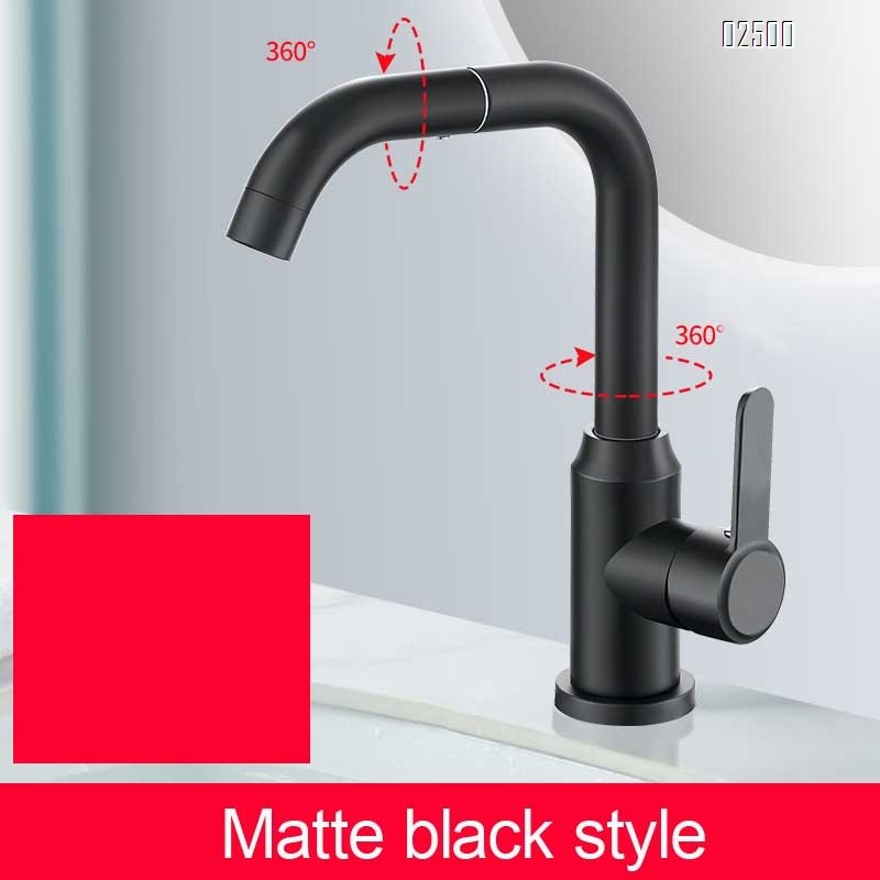 Stainless steel swivel multi-directional cold and hot platform basin wash basin wash basin faucet