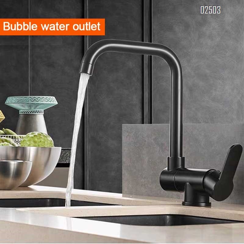 304 stainless steel gun gray foldable cold and hot kitchen black inside opening window vegetable sink multi-directional rotation home faucet