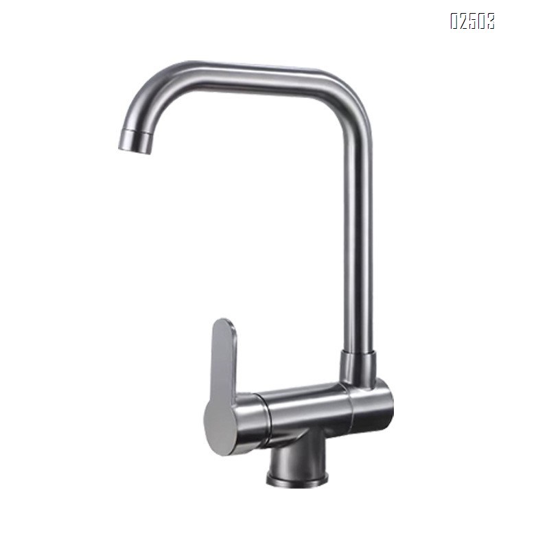 304 stainless steel gun gray foldable cold and hot kitchen black inside opening window vegetable sink multi-directional rotation home faucet