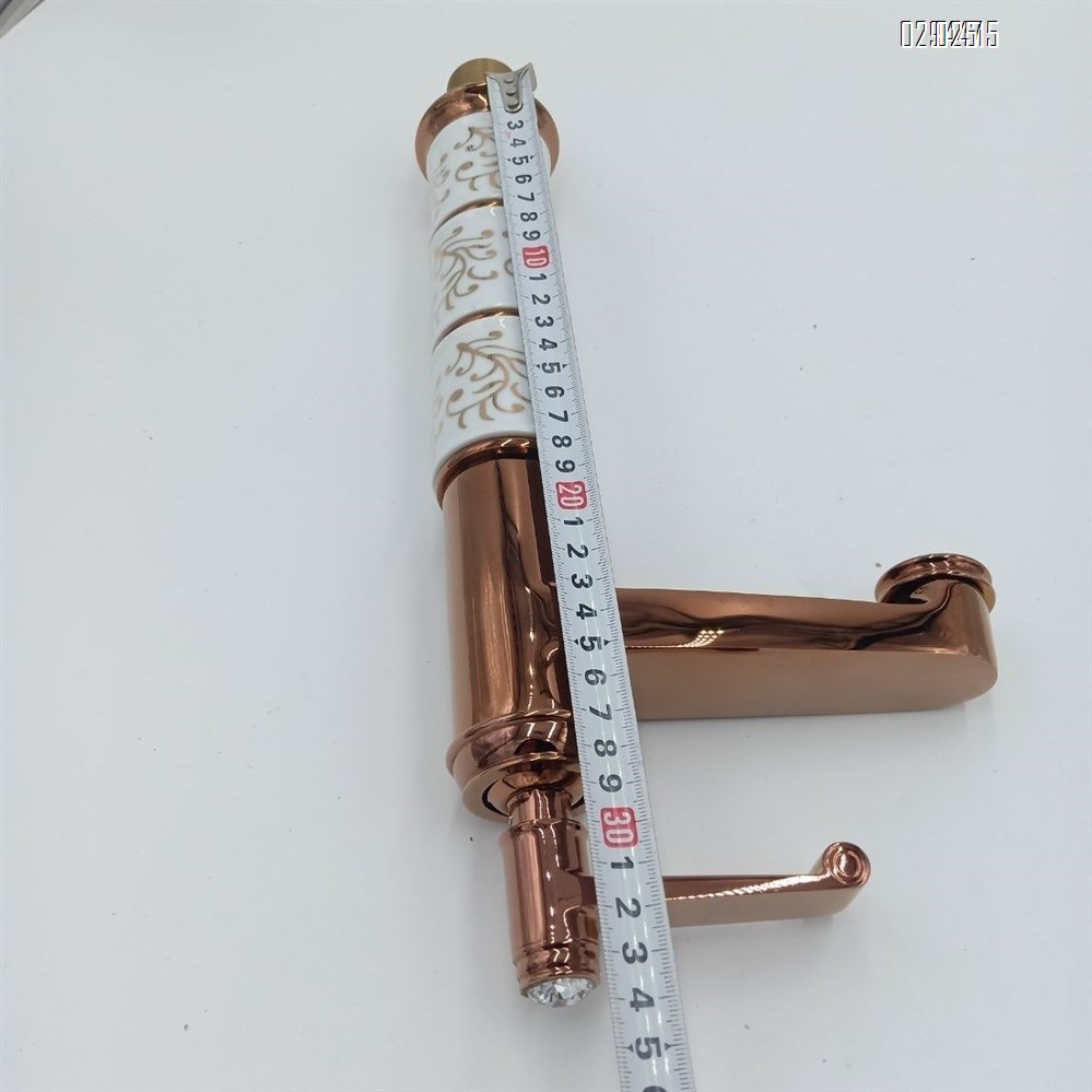 Brass Material cold and hot water Rose gold Chrome ceramic antique basin faucet