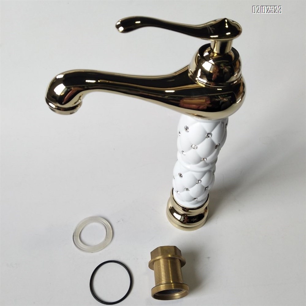 European style all-Brass universal basin faucet cold and hot bathroom basin faucet European style all-copper faucet for above-ground basin