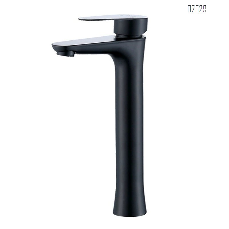 304 stainless steel brushed morden high-top basin faucet cold and hot wash basin faucet