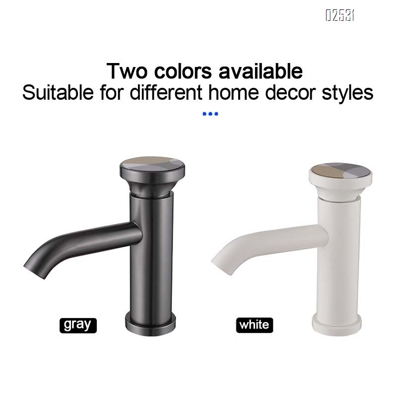 Personalized handwheel switch basin gun gray art faucet bathroom cabinet basin faucet