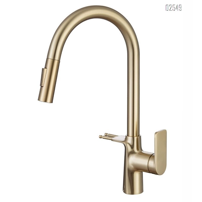 Bathroom hidden basin faucet gunmetal gray single handle cold and hot water mixing valve hidden wall faucet