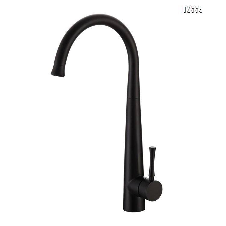 Brass brushed kitchen faucet modern home sink cold and hot water tap