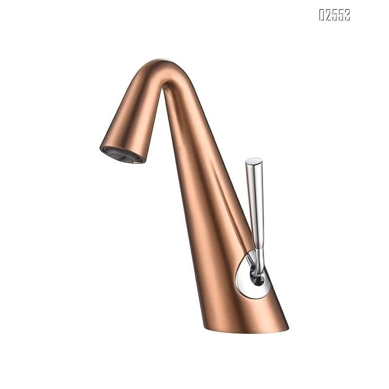 Brass faucet for cold and hot water rotating basin faucet for washing hands and face anti-splash faucet for bathroom and toilet