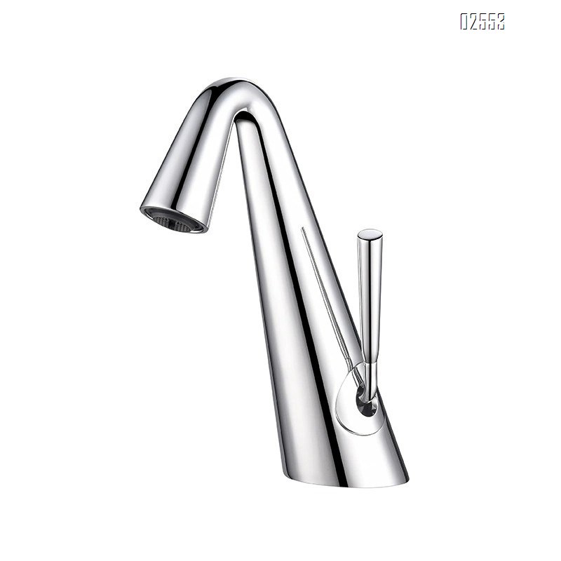 Brass faucet for cold and hot water rotating basin faucet for washing hands and face anti-splash faucet for bathroom and toilet