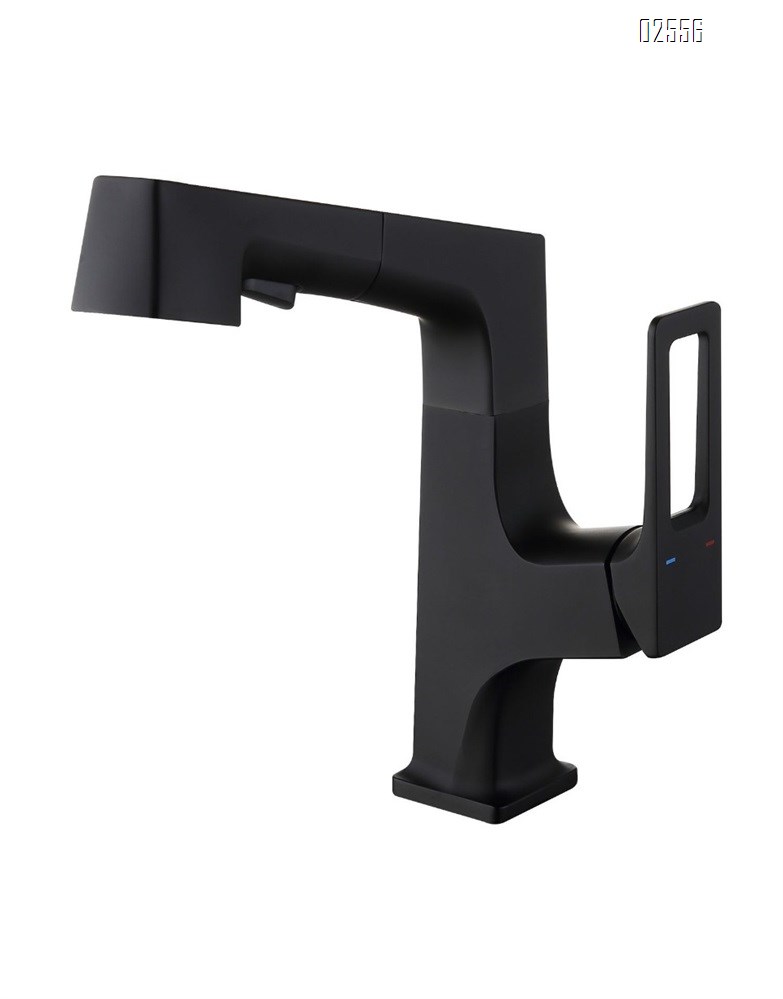 Pull-out multi-functional kitchen faucet with swivel and telescopic cold and hot water tap