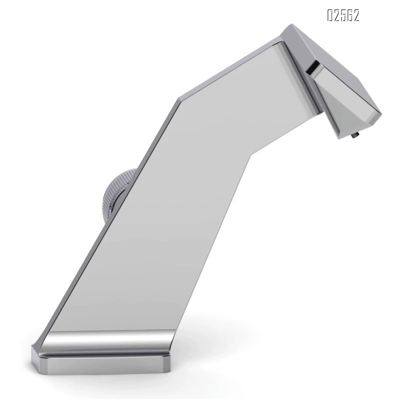 Bathroom cabinet gun gray simple creative single hole cold and hot all copper countertop basin waterfall basin faucet