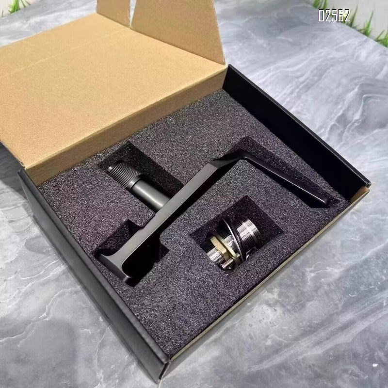 Bathroom cabinet gun gray simple creative single hole cold and hot all copper countertop basin waterfall basin faucet