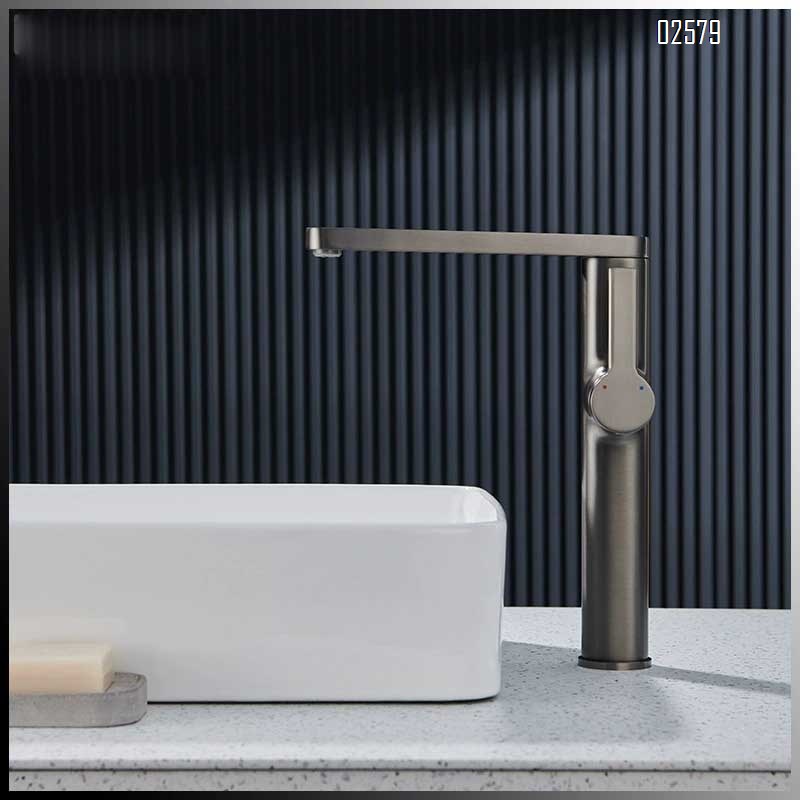 New simple multi-functional 360° rotating Brass basin single handle cold and hot water faucet