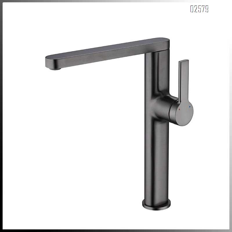 New simple multi-functional 360° rotating Brass basin single handle cold and hot water faucet
