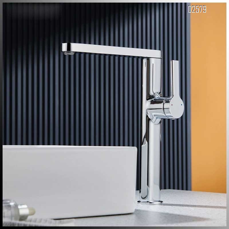 New simple multi-functional 360° rotating Brass basin single handle cold and hot water faucet