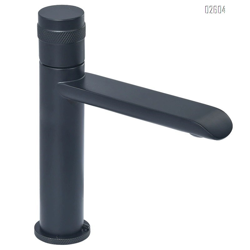 European vertical antique basin faucet single handle single hole cold and hot water bathroom home under-sink faucet