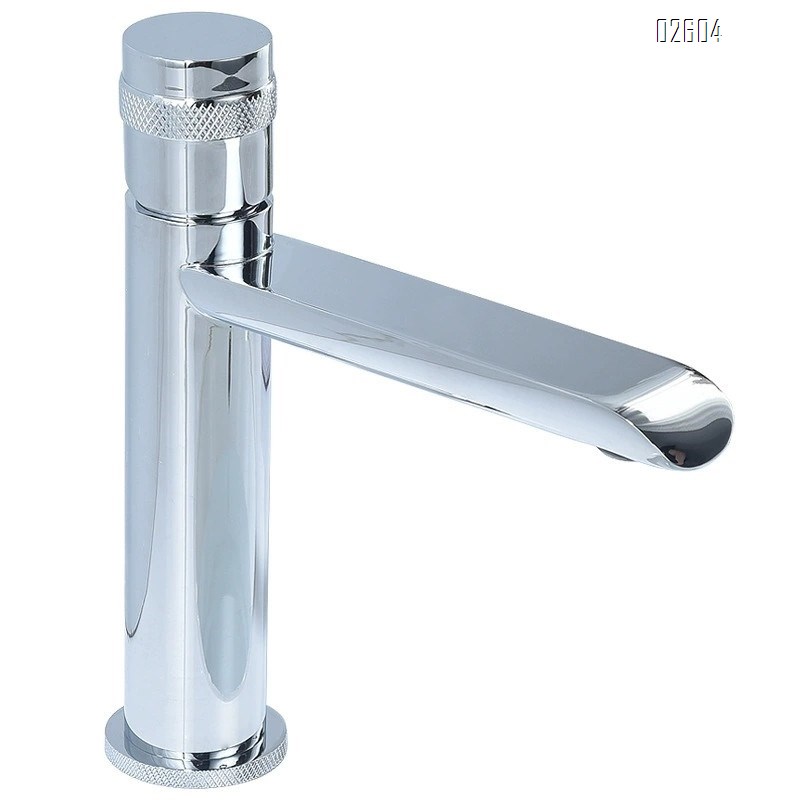 European vertical antique basin faucet single handle single hole cold and hot water bathroom home under-sink faucet
