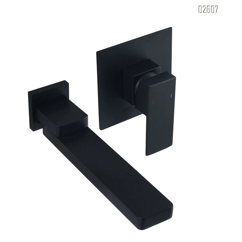 Wall-mounted Brass basin faucet with vintage style swingable and foldable cold and hot water tap