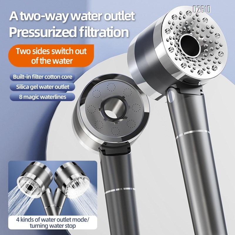 High Pressure Water Flow and Multiple Spray Modes Shower Head with Filter for Hard Water Bathroom Sh