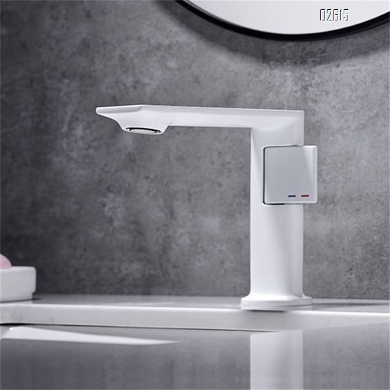 German gun Grey ash bathroom wash basin cold and hot water faucet all Brass wash basin basin wash basin wash basin faucet