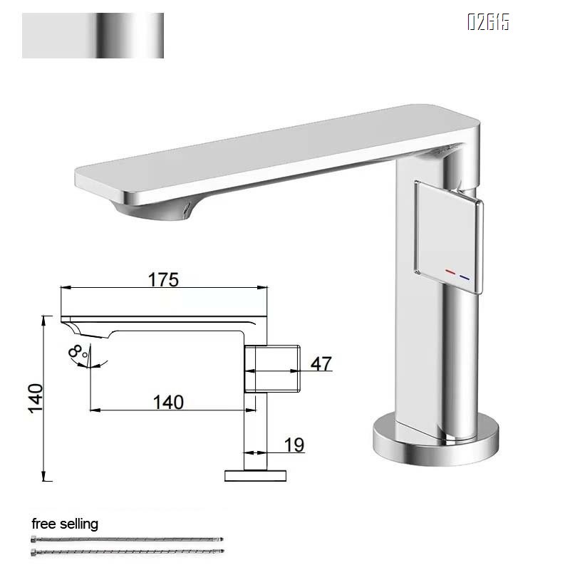 German gun Grey ash bathroom wash basin cold and hot water faucet all Brass wash basin basin wash basin wash basin faucet