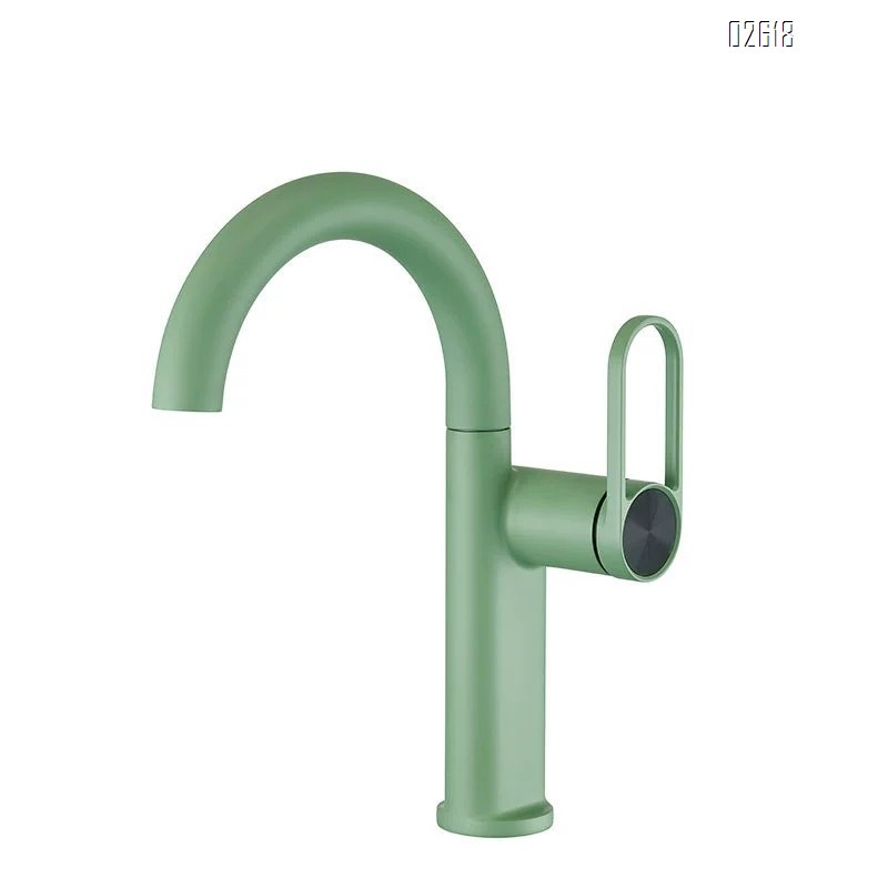 Bathroom basin faucet above and below the wash basin cold and hot water mixing single-hole faucet for home bathroom