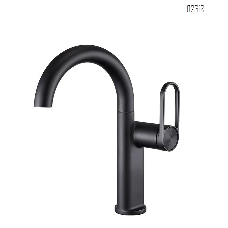 Bathroom basin faucet above and below the wash basin cold and hot water mixing single-hole faucet for home bathroom