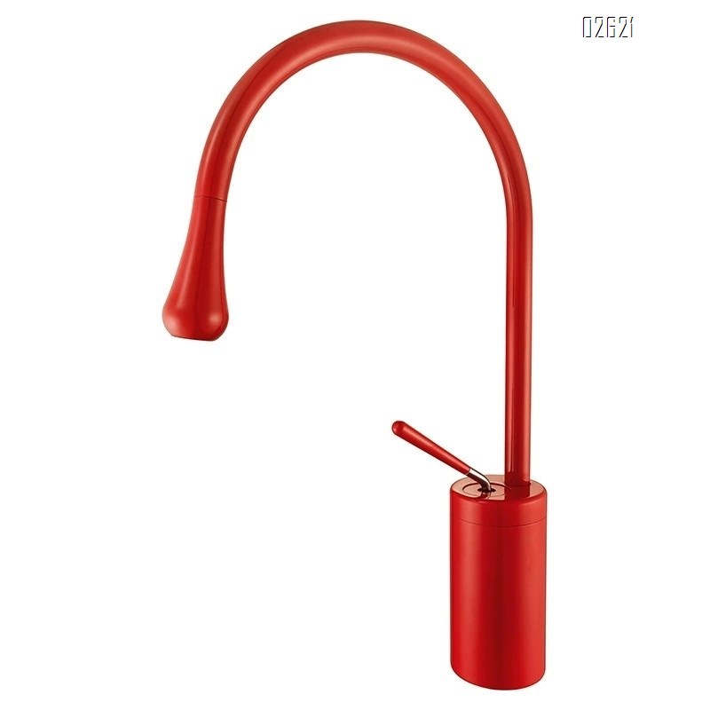 Brass top basin faucet single hole bathroom wash basin cold and hot water bathroom Bridge Basin Faucet