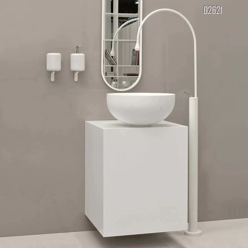 Brass top basin faucet single hole bathroom wash basin cold and hot water bathroom Bridge Basin Faucet
