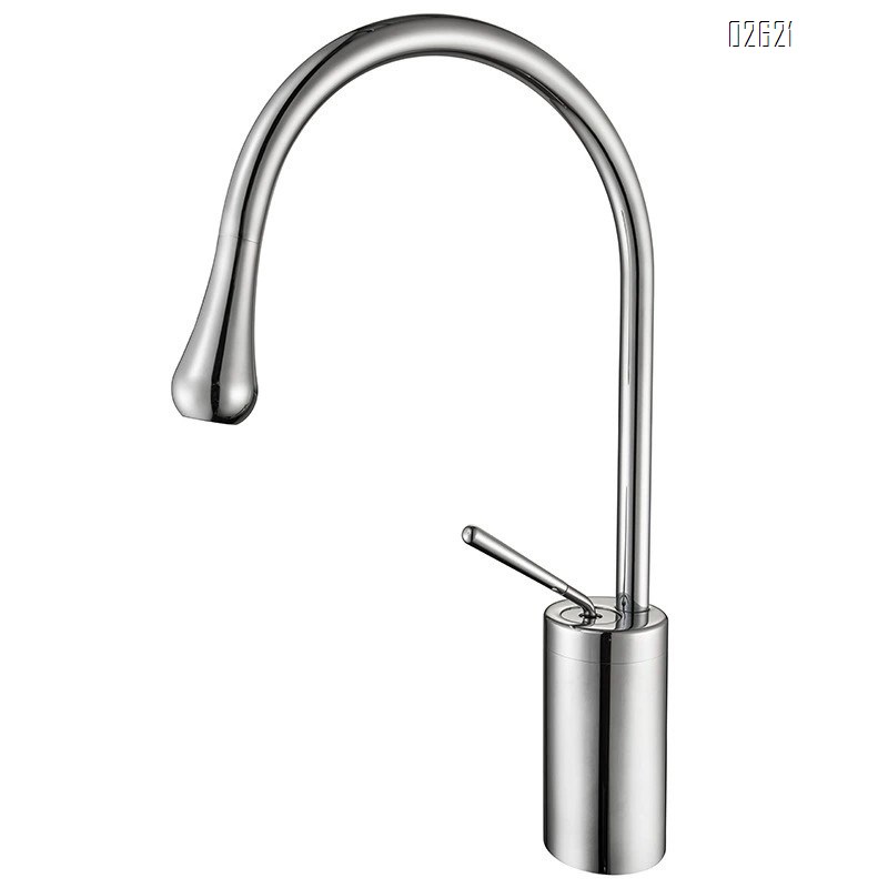 Brass top basin faucet single hole bathroom wash basin cold and hot water bathroom Bridge Basin Faucet