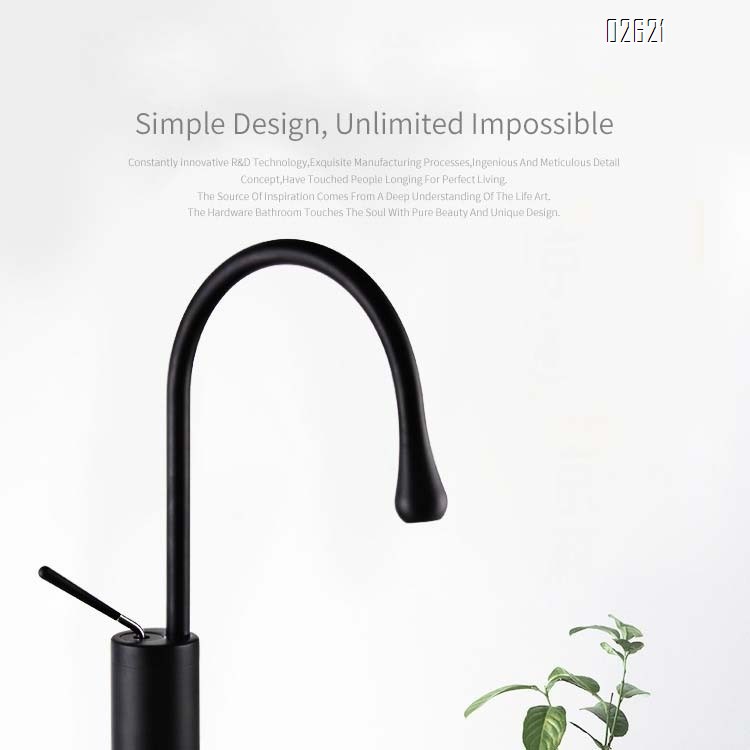 Brass top basin faucet single hole bathroom wash basin cold and hot water bathroom Bridge Basin Faucet