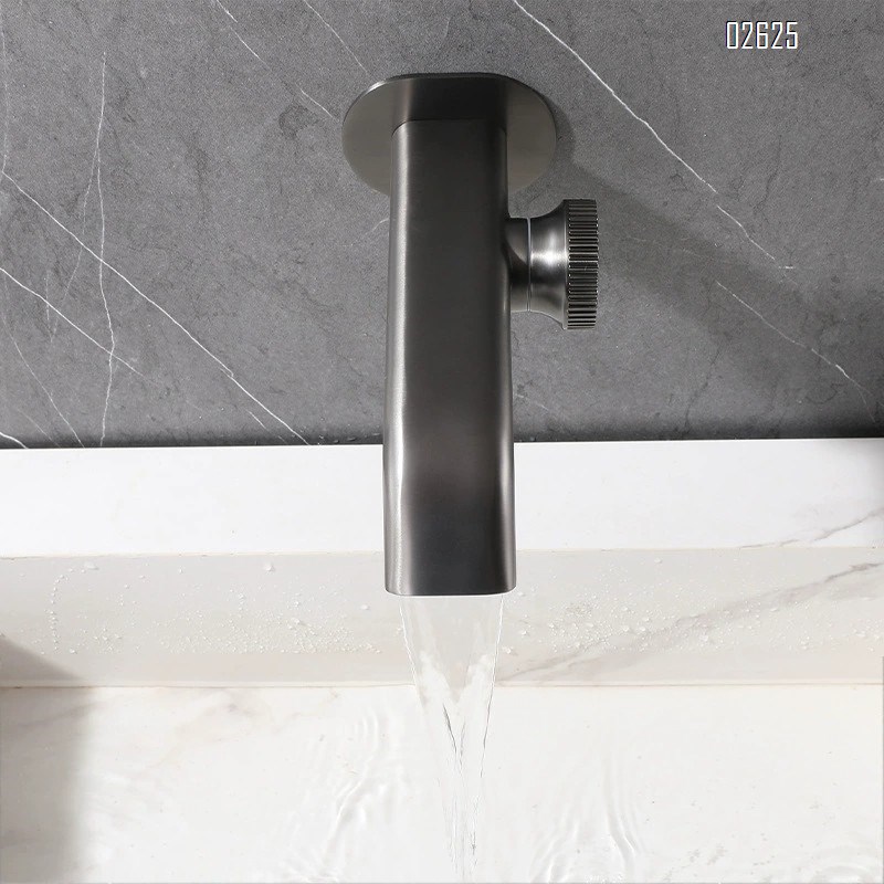 Cold and hot concealed basin faucet wash basin embedded all-Brass basin hotel apartment faucet