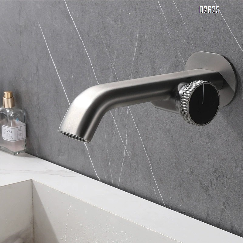 Cold and hot concealed basin faucet wash basin embedded all-Brass basin hotel apartment faucet