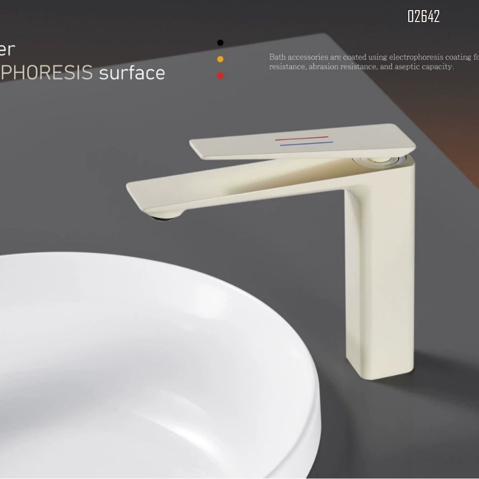 Gun gray wash basin faucet cold and hot bathroom shower basin wash basin anti-splash pressure faucet