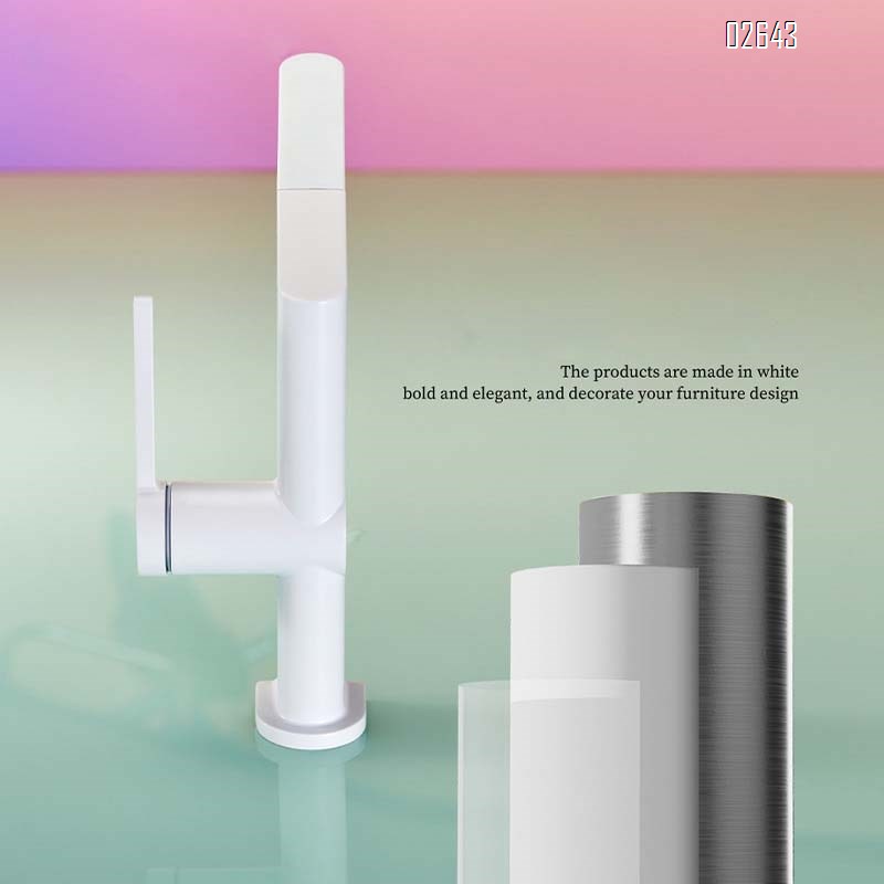 Simple and luxurious pull-out faucet for wash basin multi-functional digital display faucet for wash basin